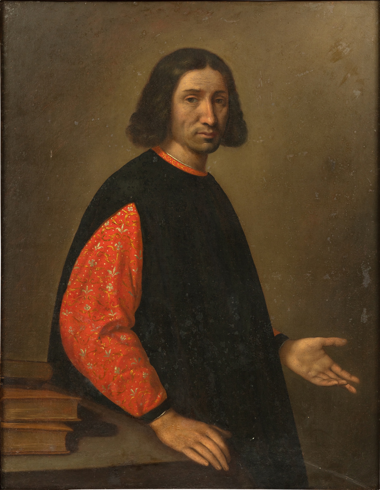 Florentine School, 17th Century — Portrait présumé de Nicolas Machiavel
