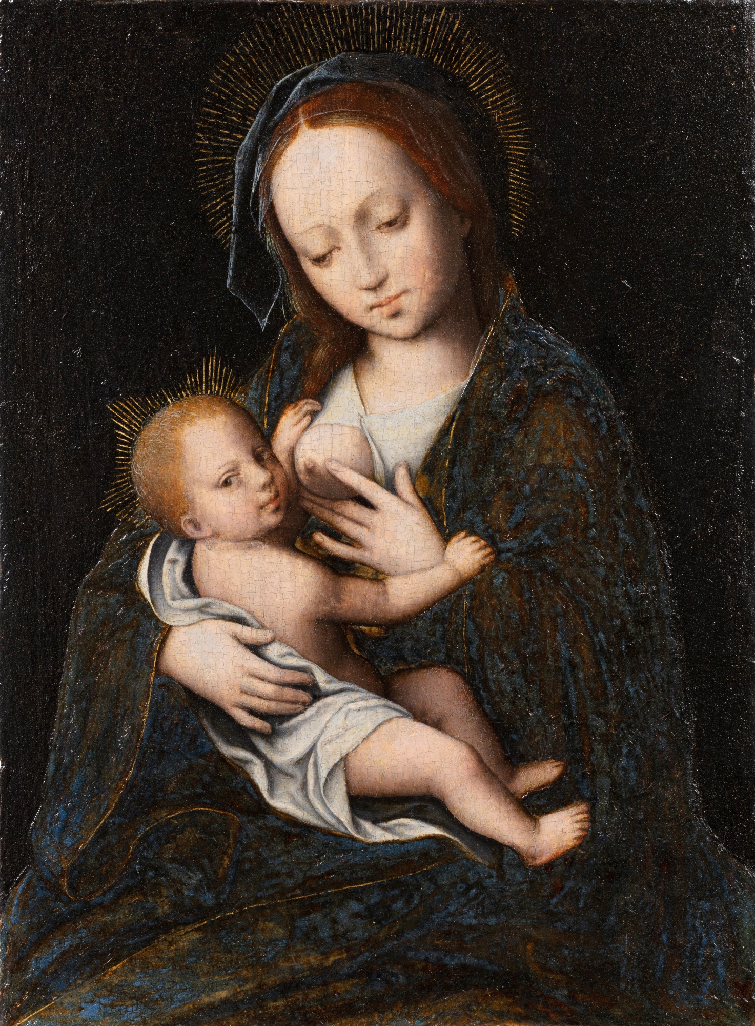 Follower of Joos van Cleve — Vierge à l'Enfant