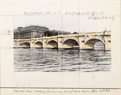The Pont Neuf, Wrapped (Project for Paris)