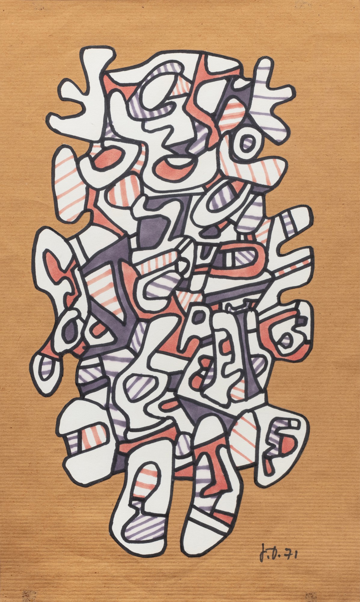 Jean Dubuffet — Costume de Théâtre II