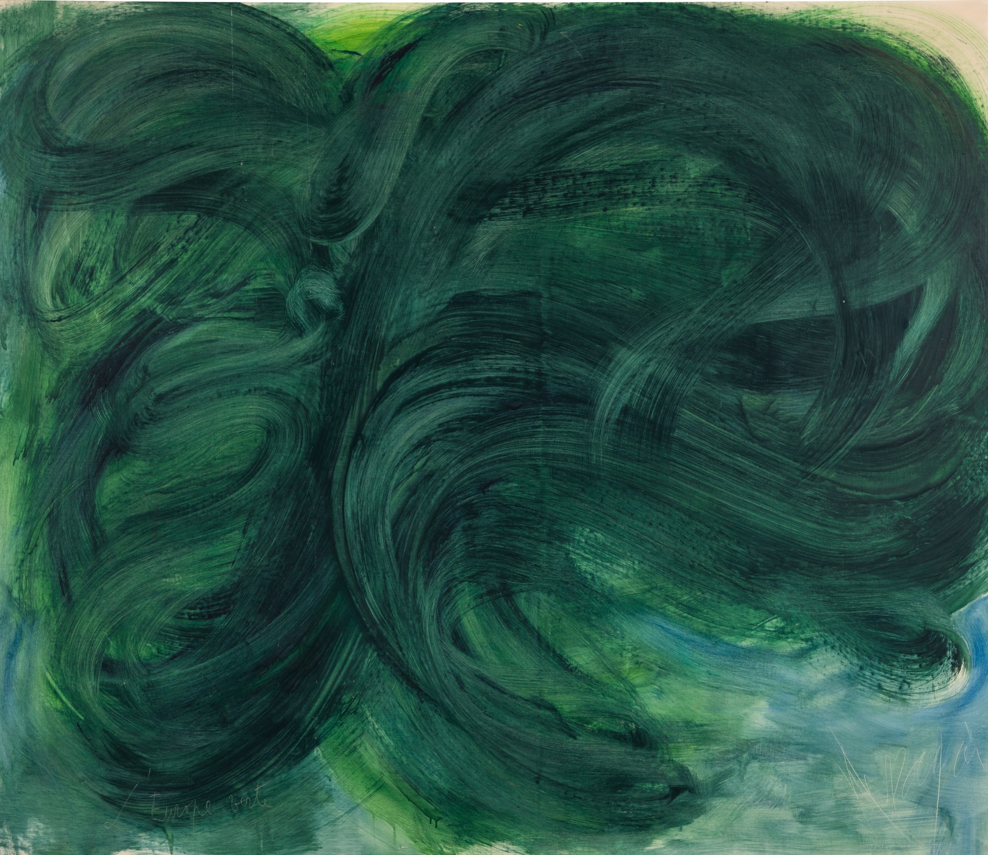 Jean Messagier — L'Europe verte