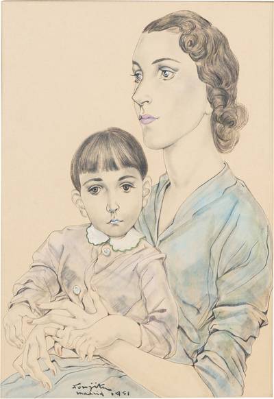 Mère et fille à Madrid 