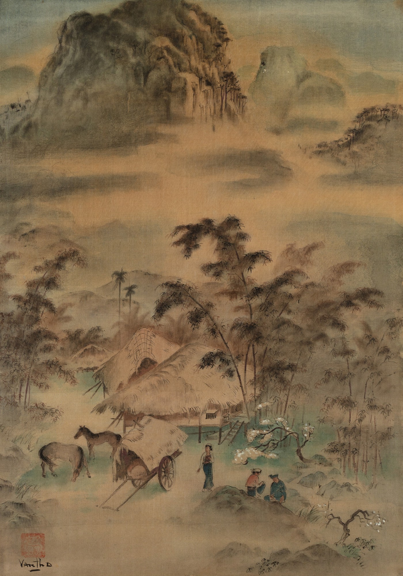 Tran Van Tho — 陳文圖 (1917-2004), 越北村莊