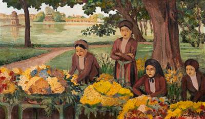 Phung Fu（二十世紀), 還劍湖旁花販