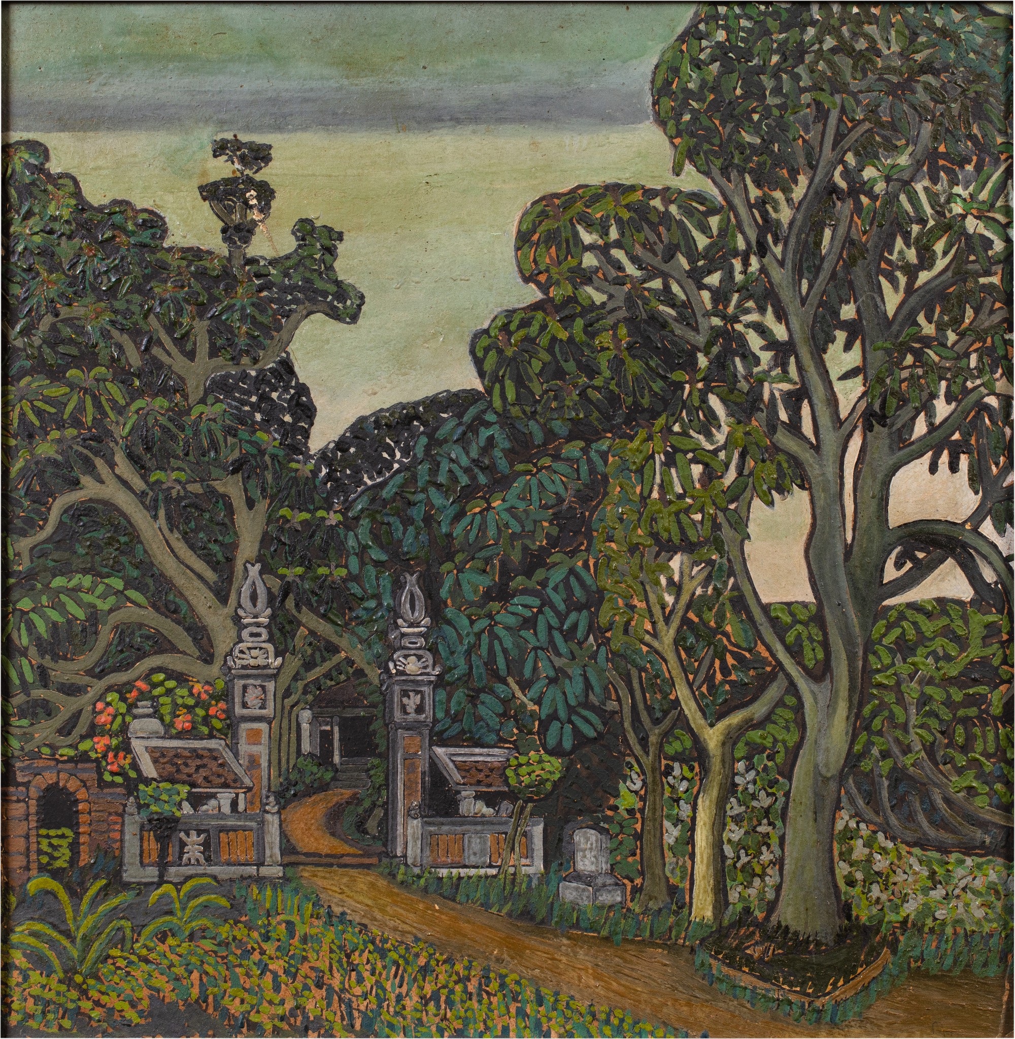 Suzanne Bonnal de Noreuil (Nguyen Viet Chu, 1888-ca.1960) — Suzanne Bonnal de Noreuil (阮越珠, 1888-1960以後)  莊園大門