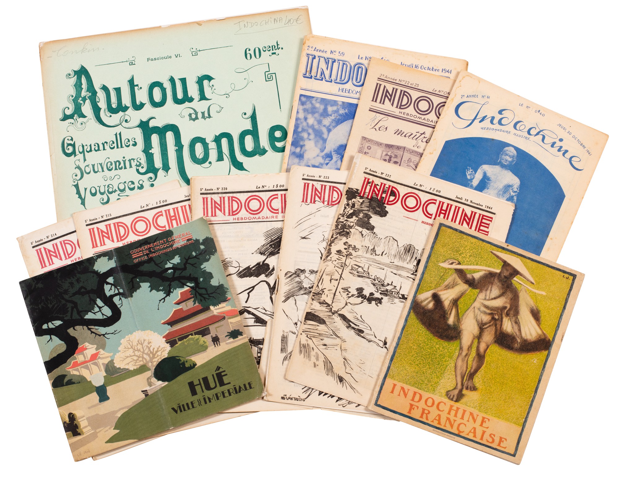 A group of fourteen magazines — 中南半島等雜誌 一組十四册