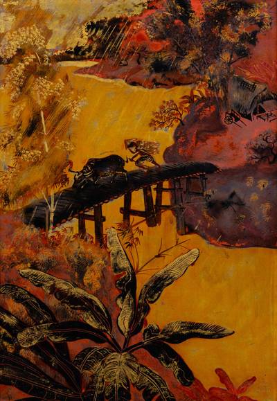 Dinh Minh (1923-2004),  暴風雨下