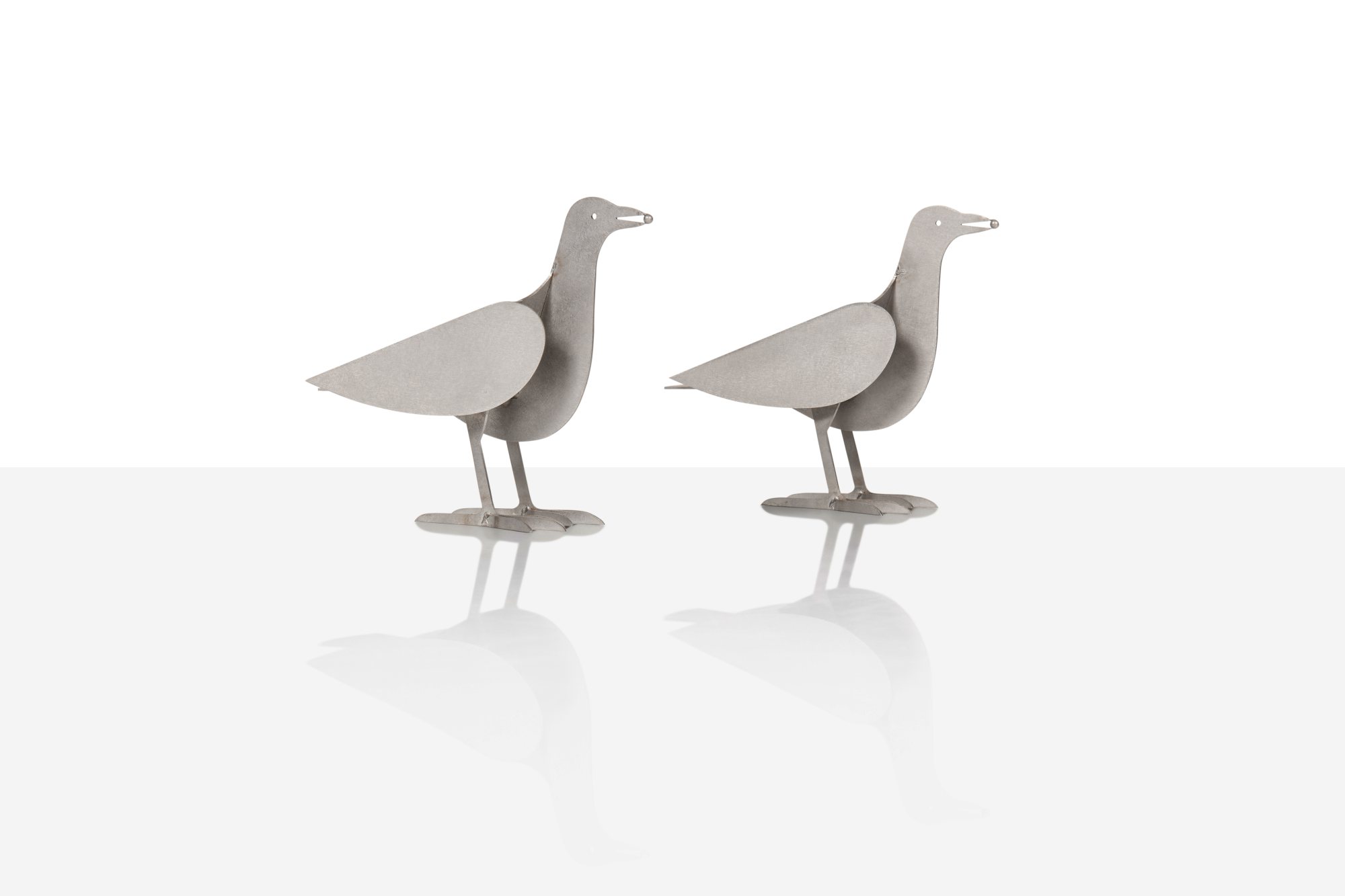 François-Xavier Lalanne — Paire de Bougeoirs L'Oiseau Lumière