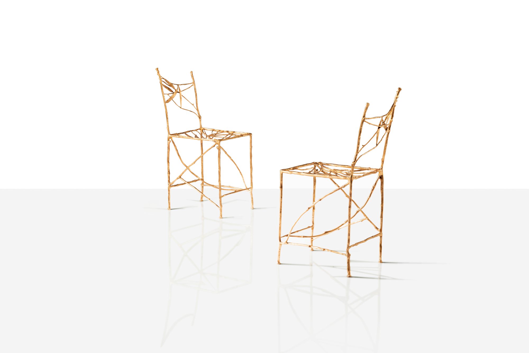 Claude Lalanne — Paire de chaises Bambou