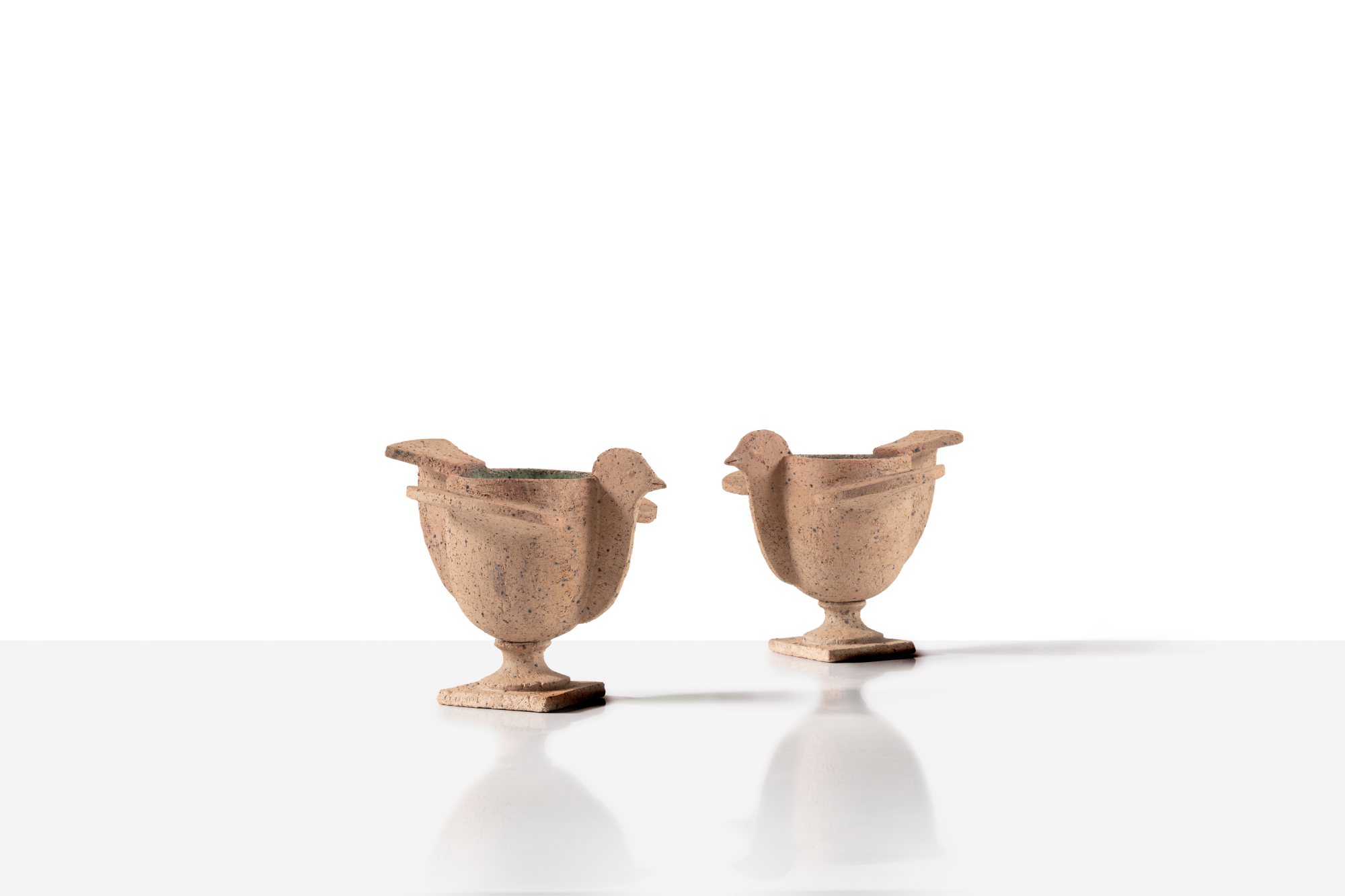 François-Xavier Lalanne — Paire de Cache-Pots Poulette, petite version