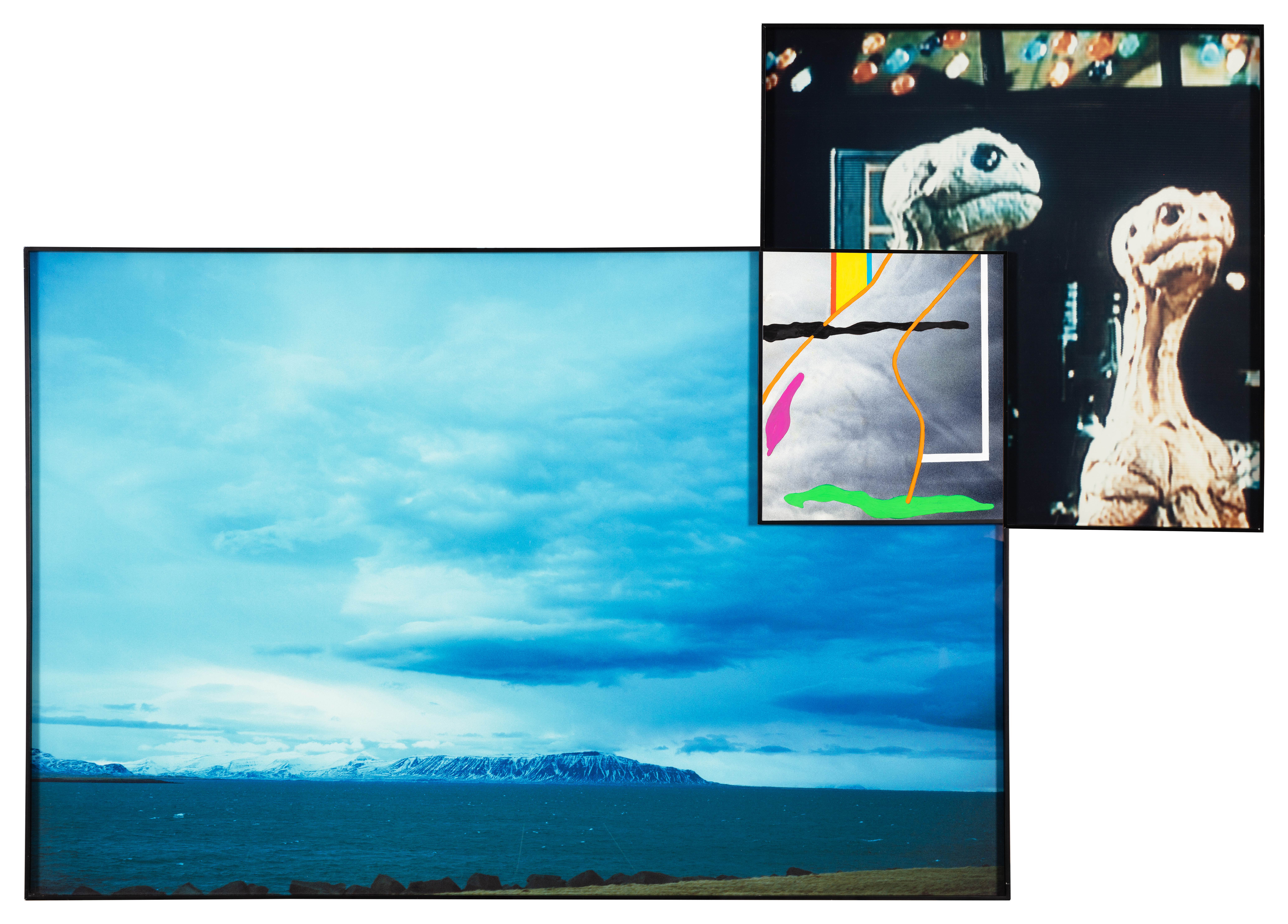 John Baldessari — Overlap Series: Arctic Landscape with Two Aliens