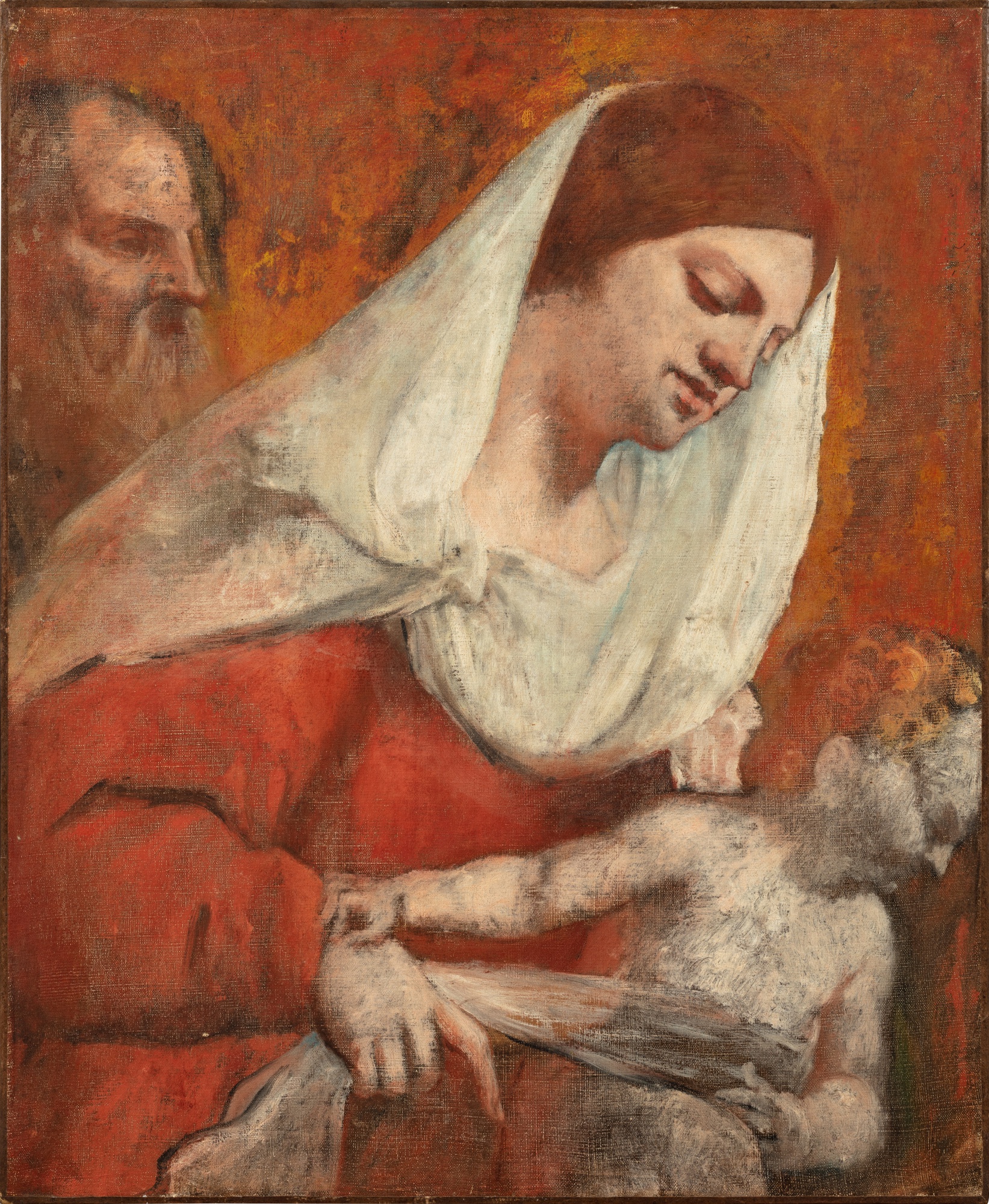 Edgar Degas — Vierge et enfant
