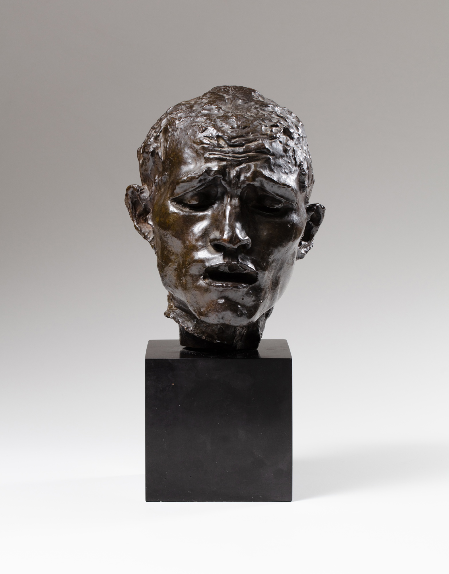 Auguste Rodin — L'un des Bourgeois de Calais : Tête de Pierre de Wissant, étude type B 