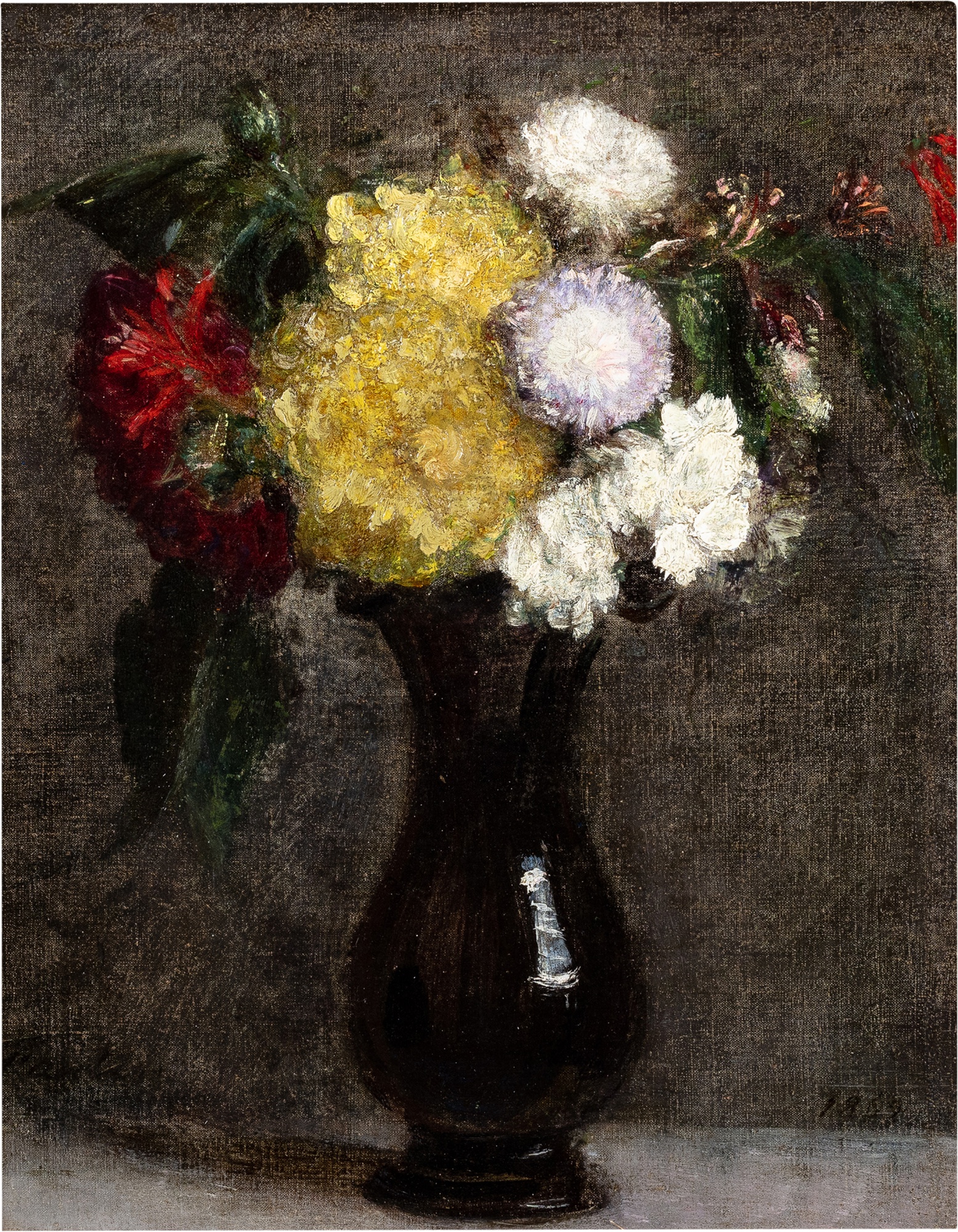 Henri Fantin-Latour — Bouquet de fleurs diverses