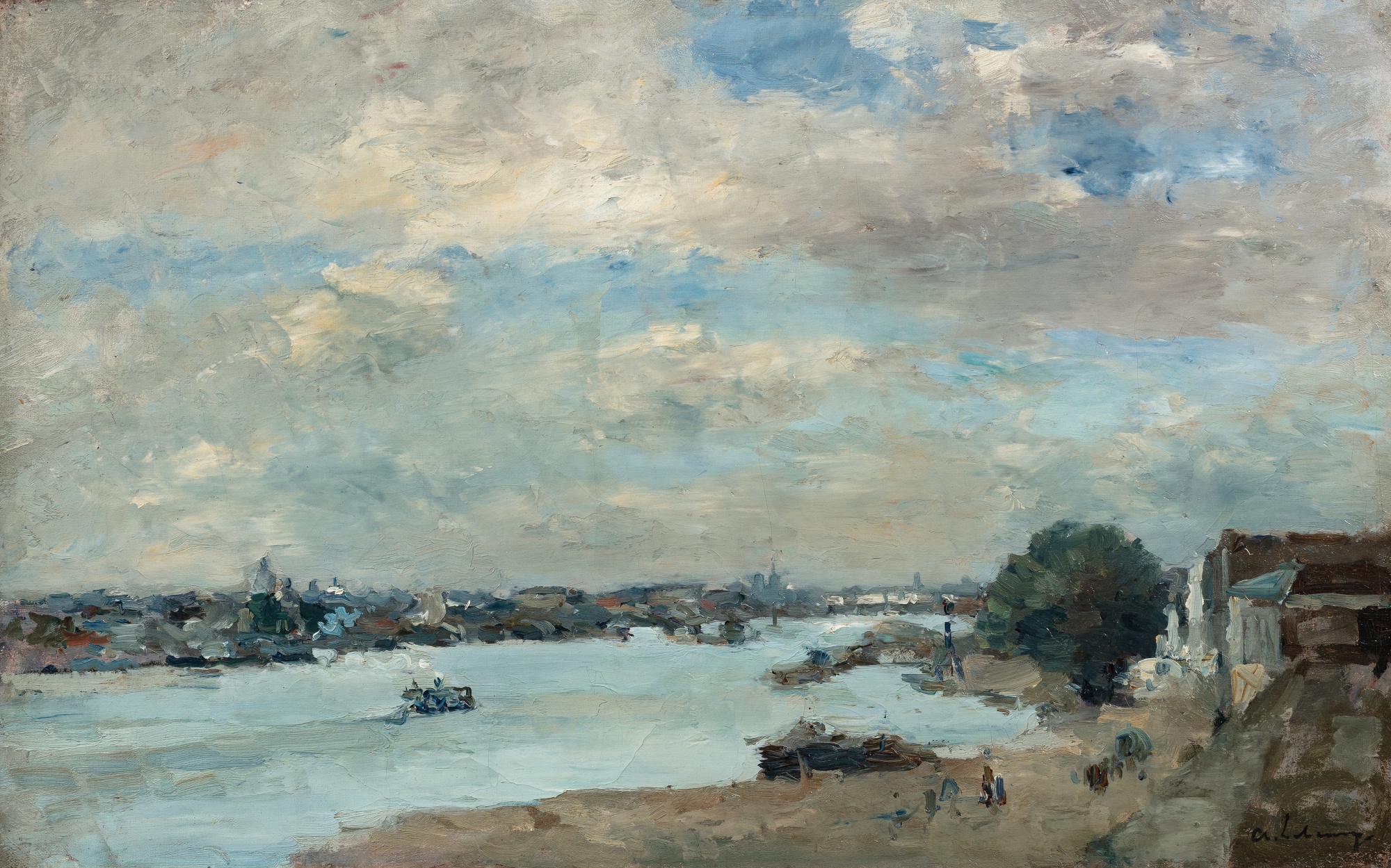 Albert Lebourg — Vue de Paris, Quai de la Rapée, Bercy
