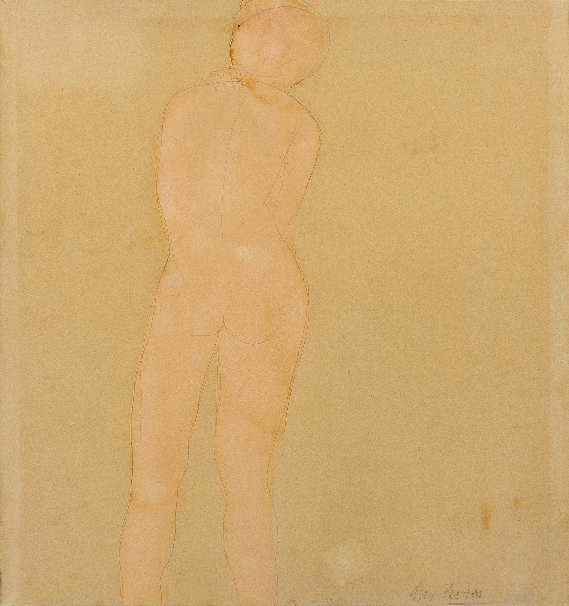 Auguste Rodin — Femme debout, de dos