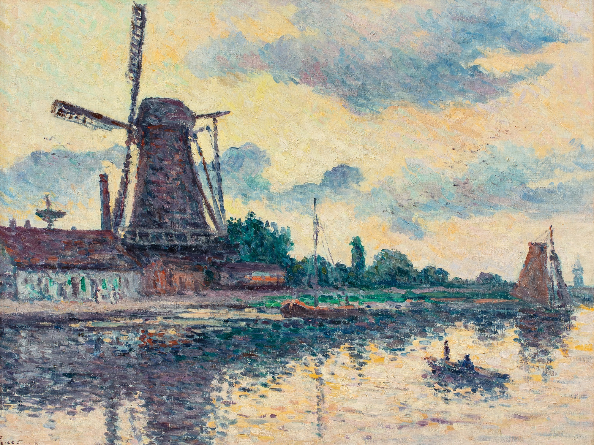 Maximilien Luce — Moulin près de la Schie