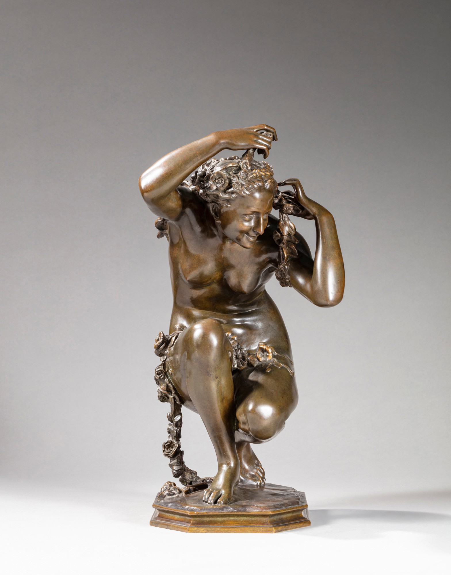 Jean-Baptiste Carpeaux — Flore accroupie n°1 (Crouching Flora)