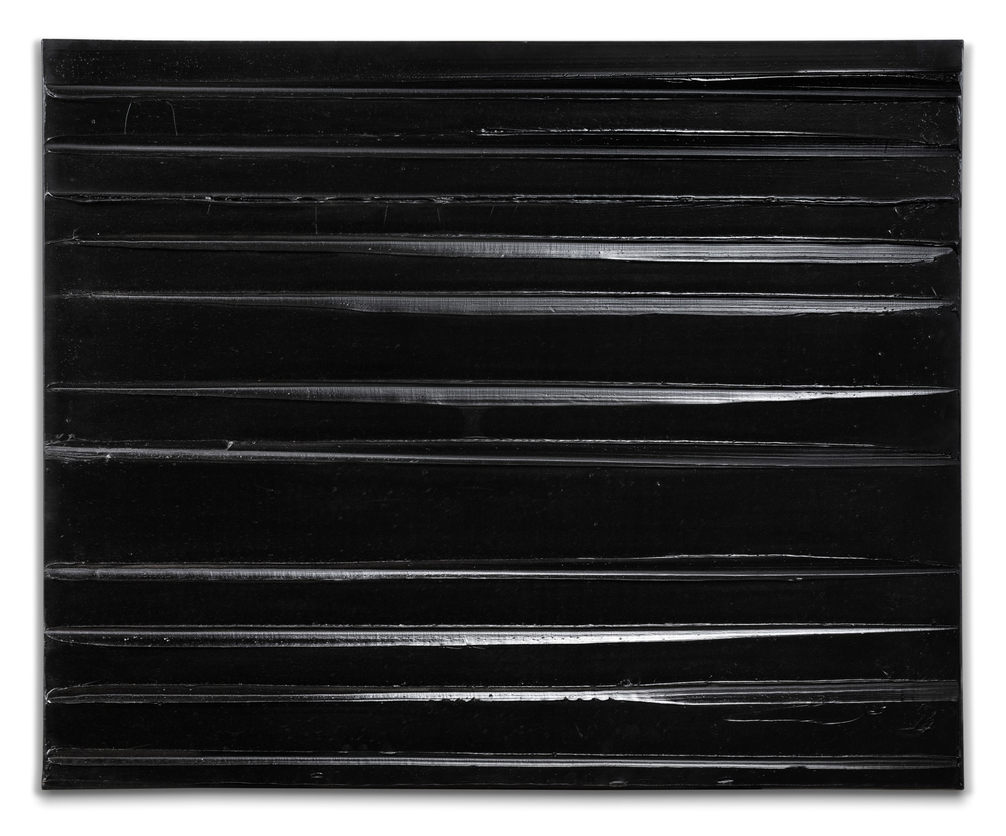 Pierre Soulages — Peinture 81 x 100 cm, 20 février 1996