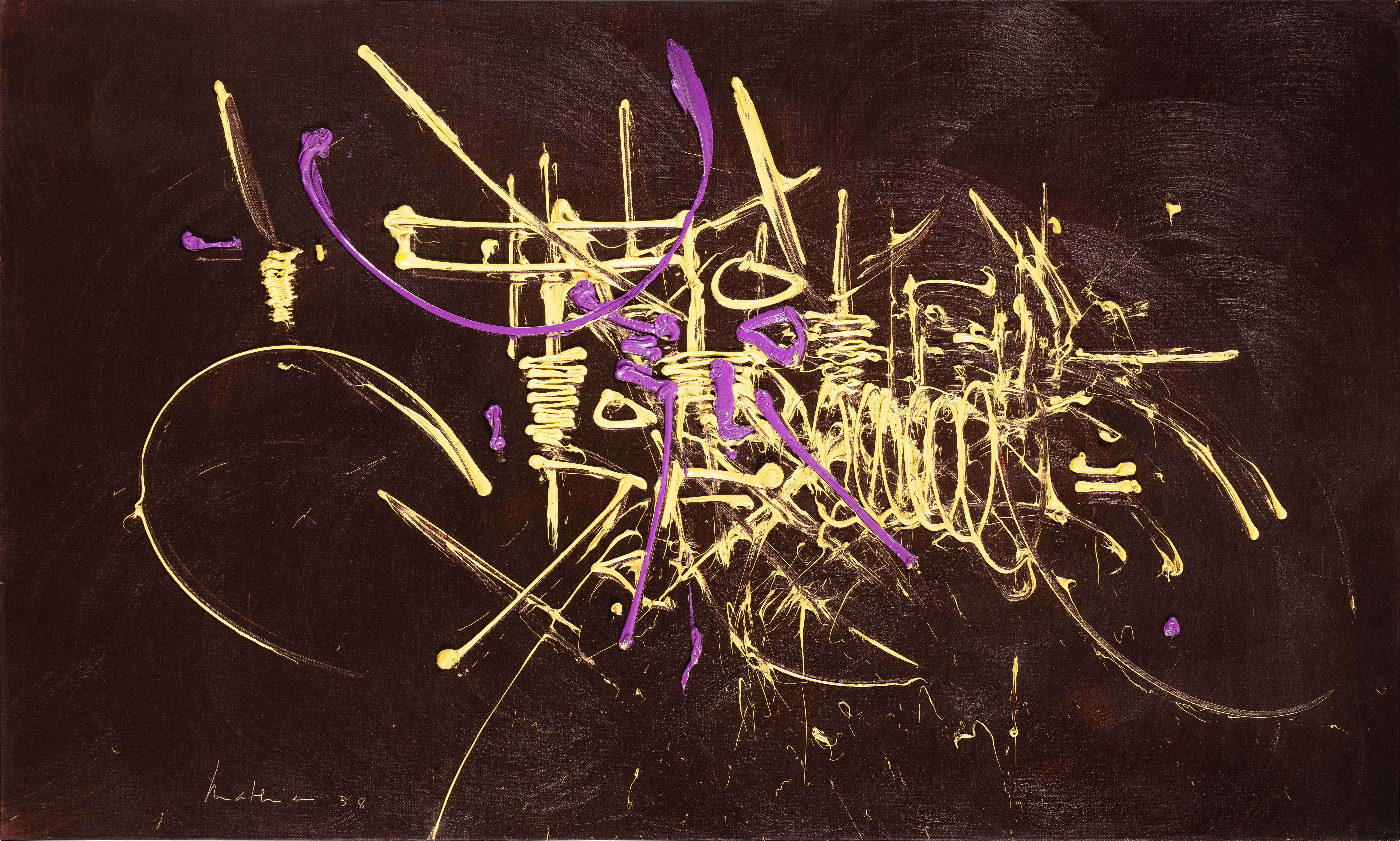 Georges Mathieu — Louis VII épouse Eléonore d'Aquitaine