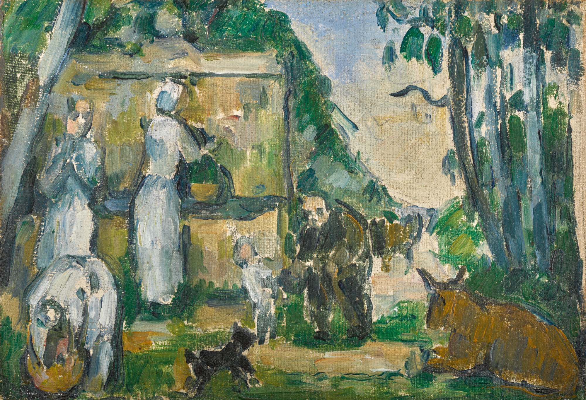 Paul Cézanne — La Fontaine