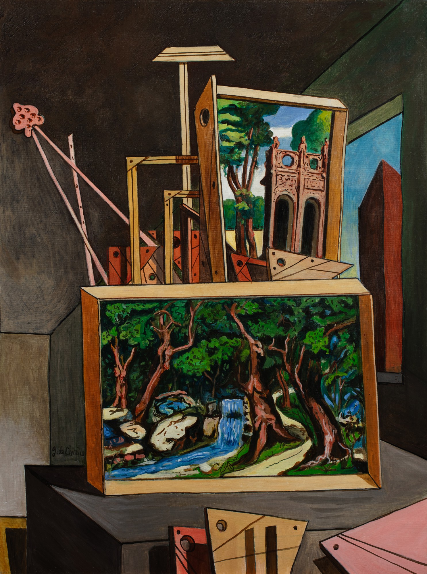 Giorgio de Chirico — Interno metafisico