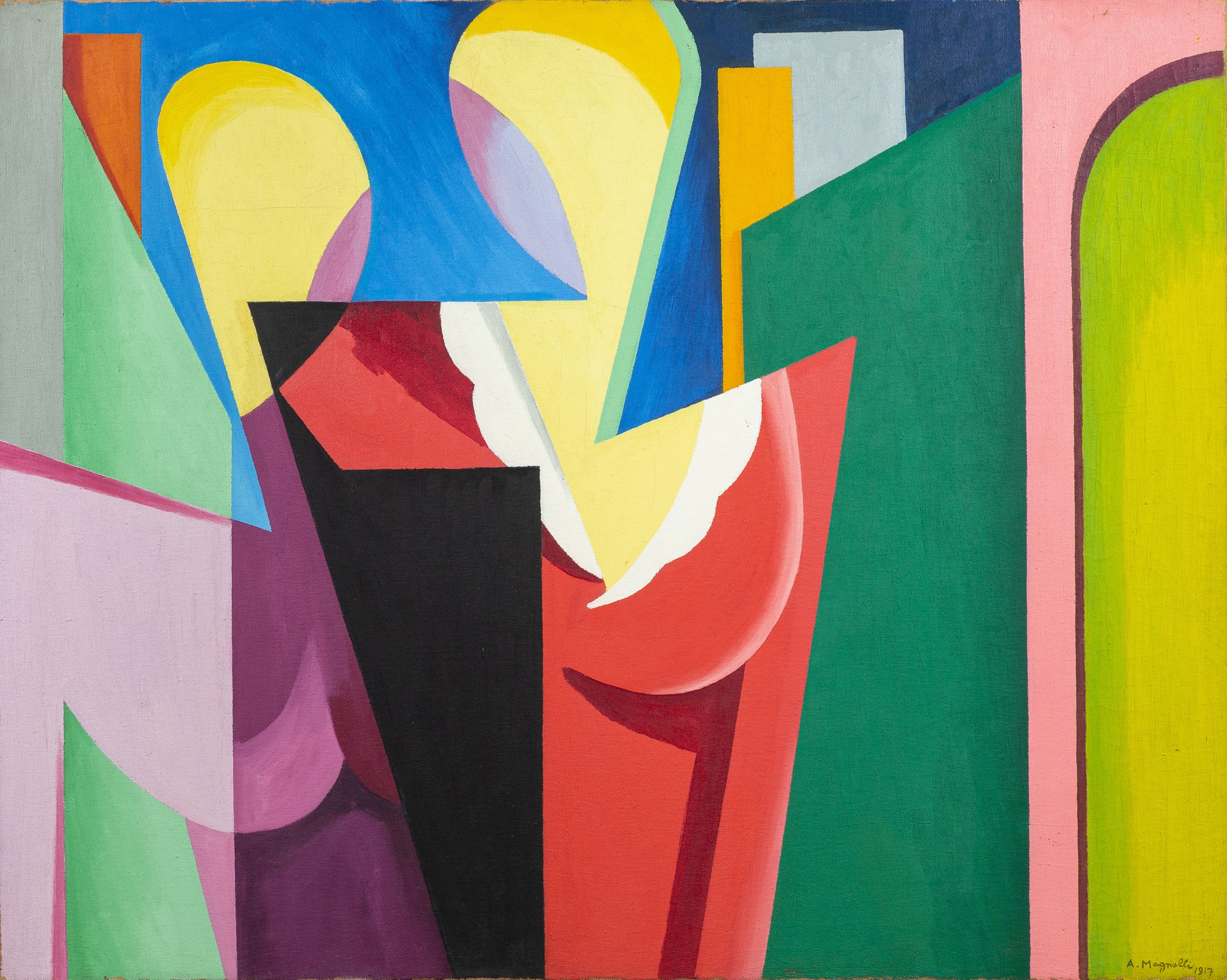 Alberto Magnelli — Deux torses de femmes