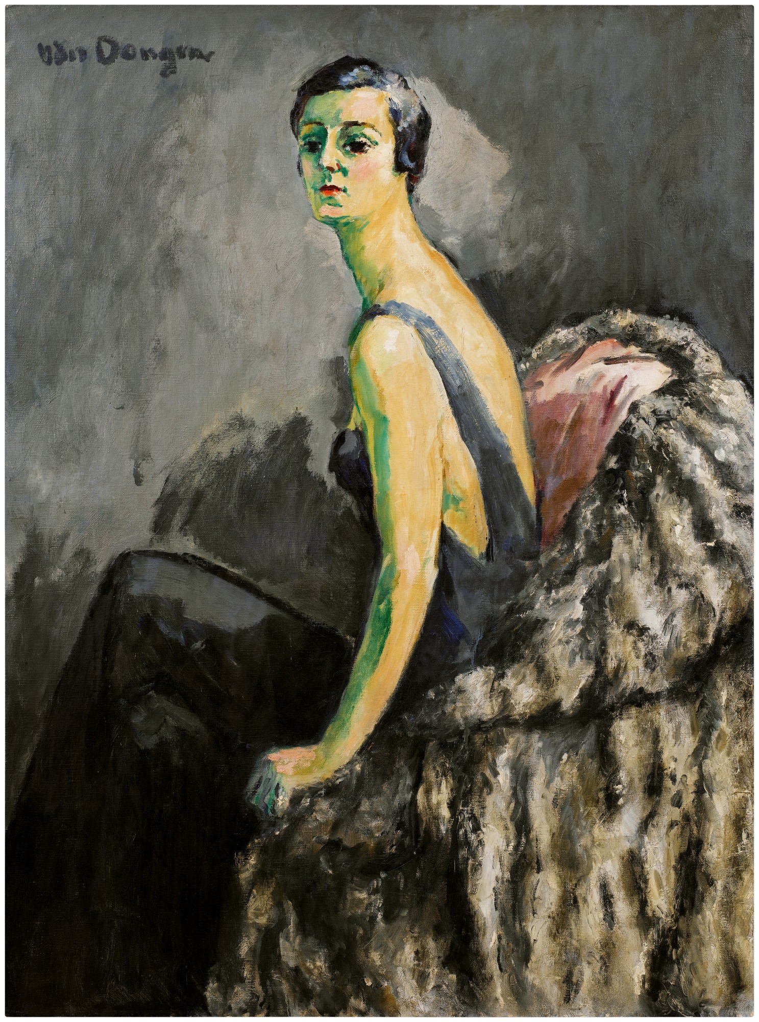 Kees van Dongen — Portrait de femme assise
