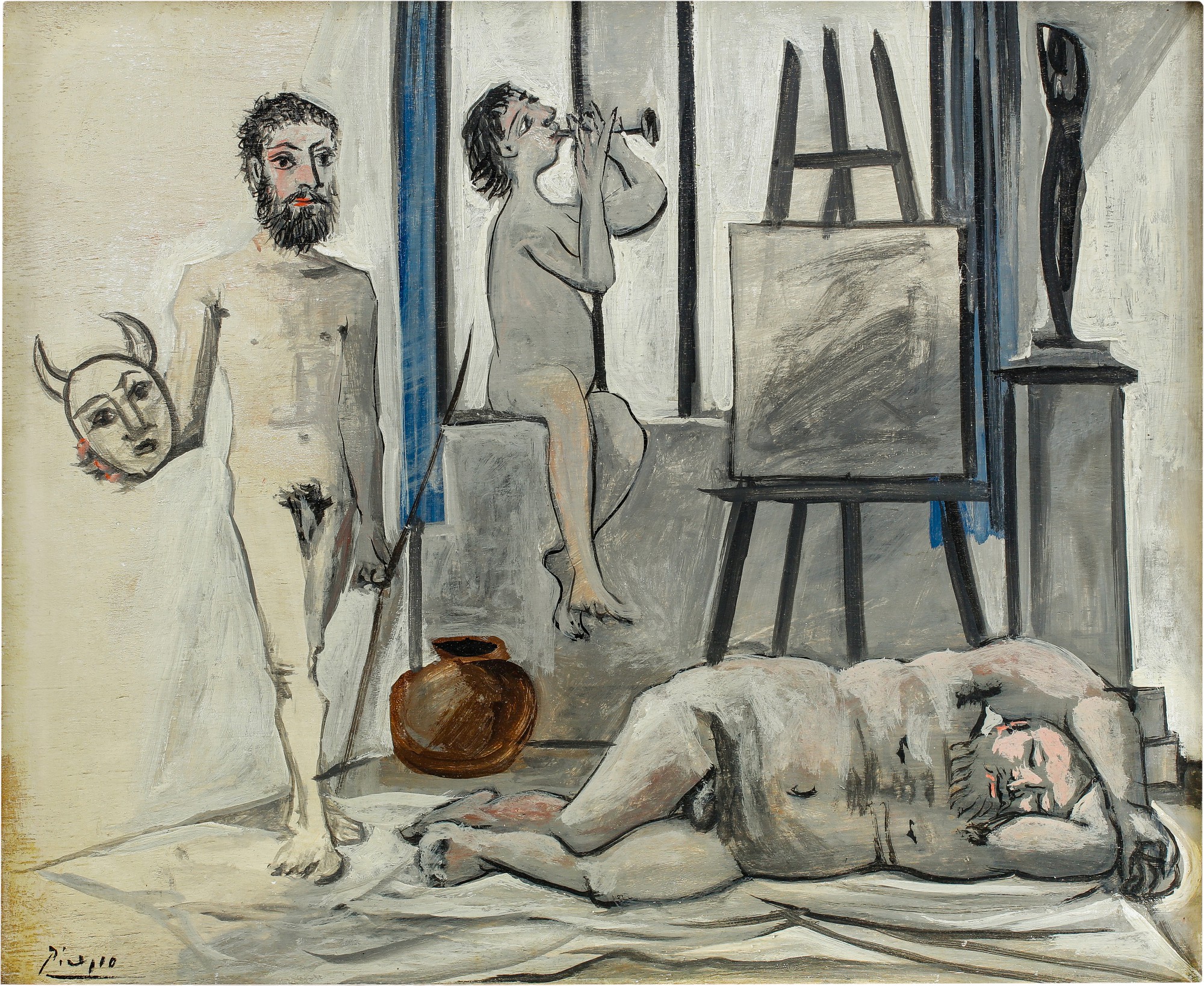 Pablo Picasso — Nus masculins (Les trois âges de l'homme)