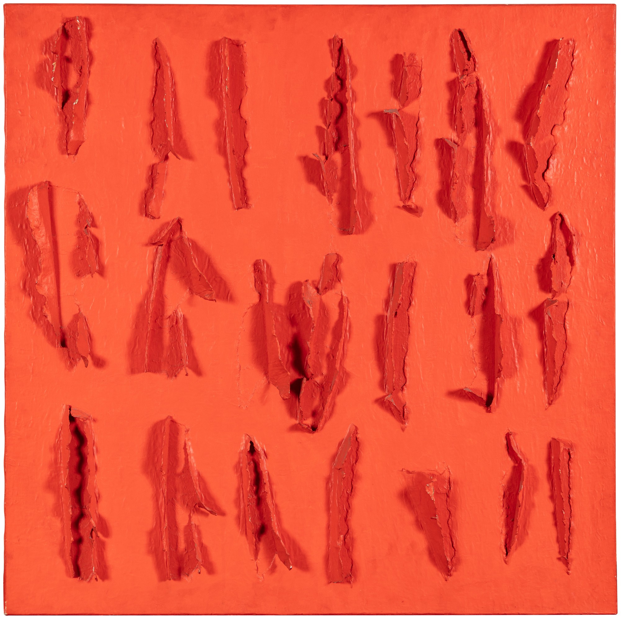 Structures monochromes rouges 