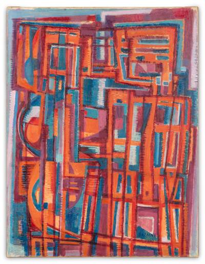 Couple au bord de l’eau, le soir