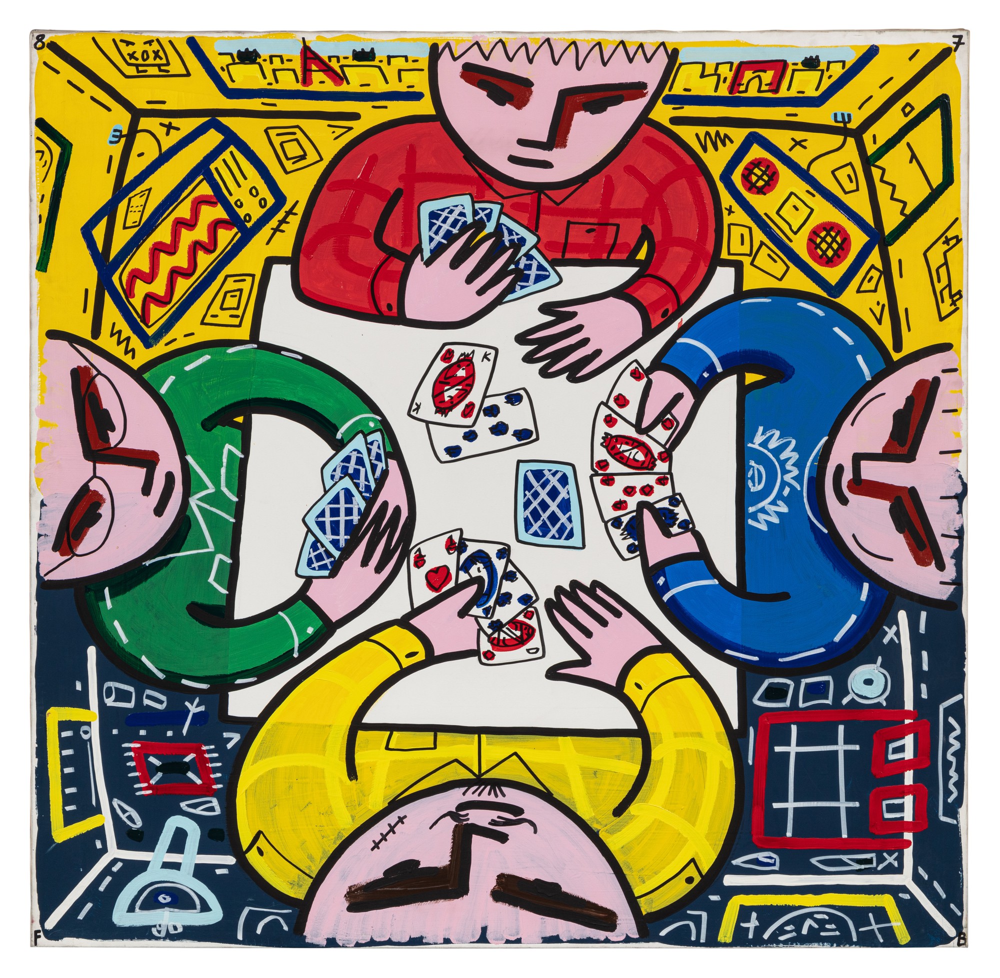 François Boisrond — La partie de carte