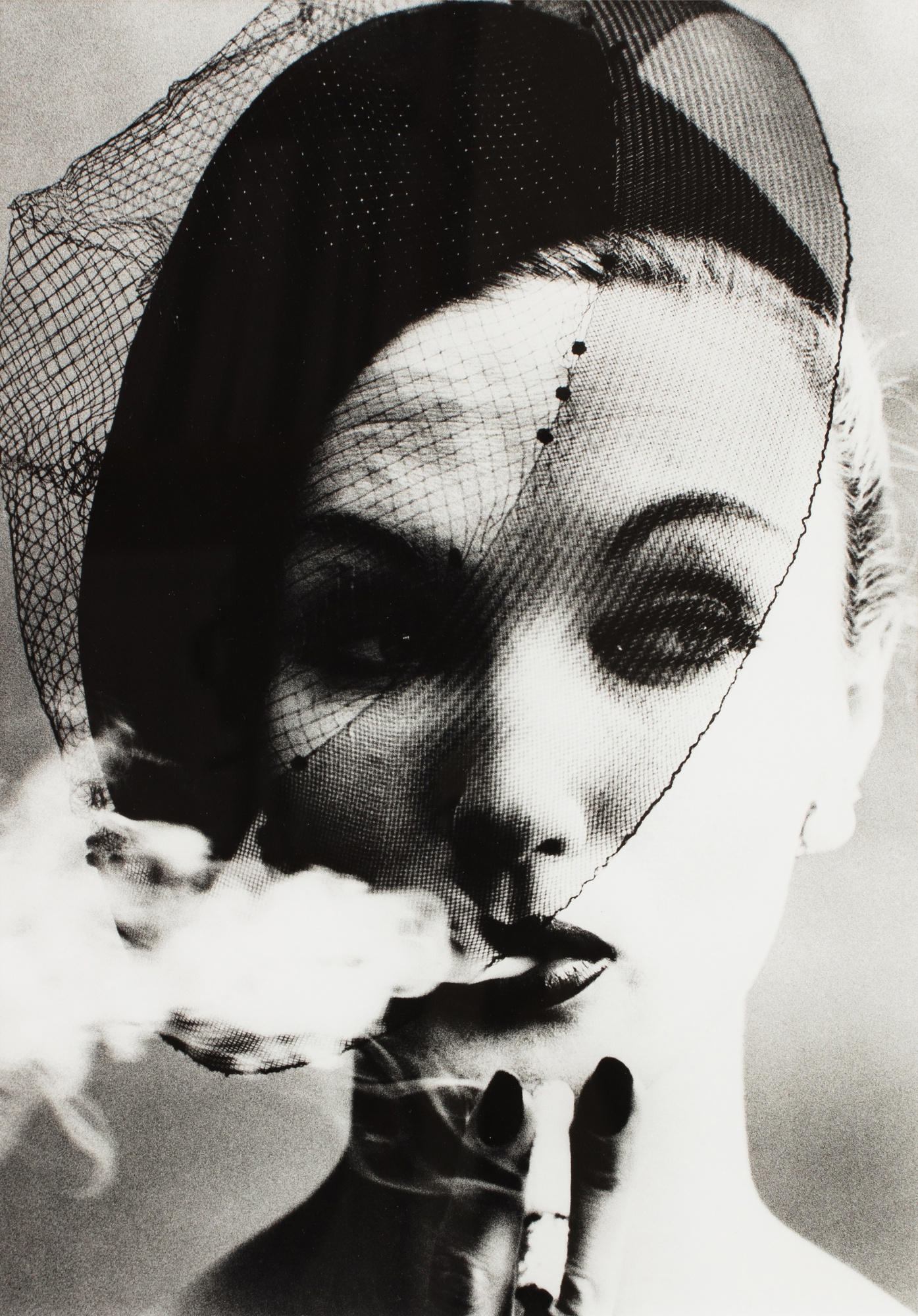 William Klein — 'Smoke + Veil, Paris'