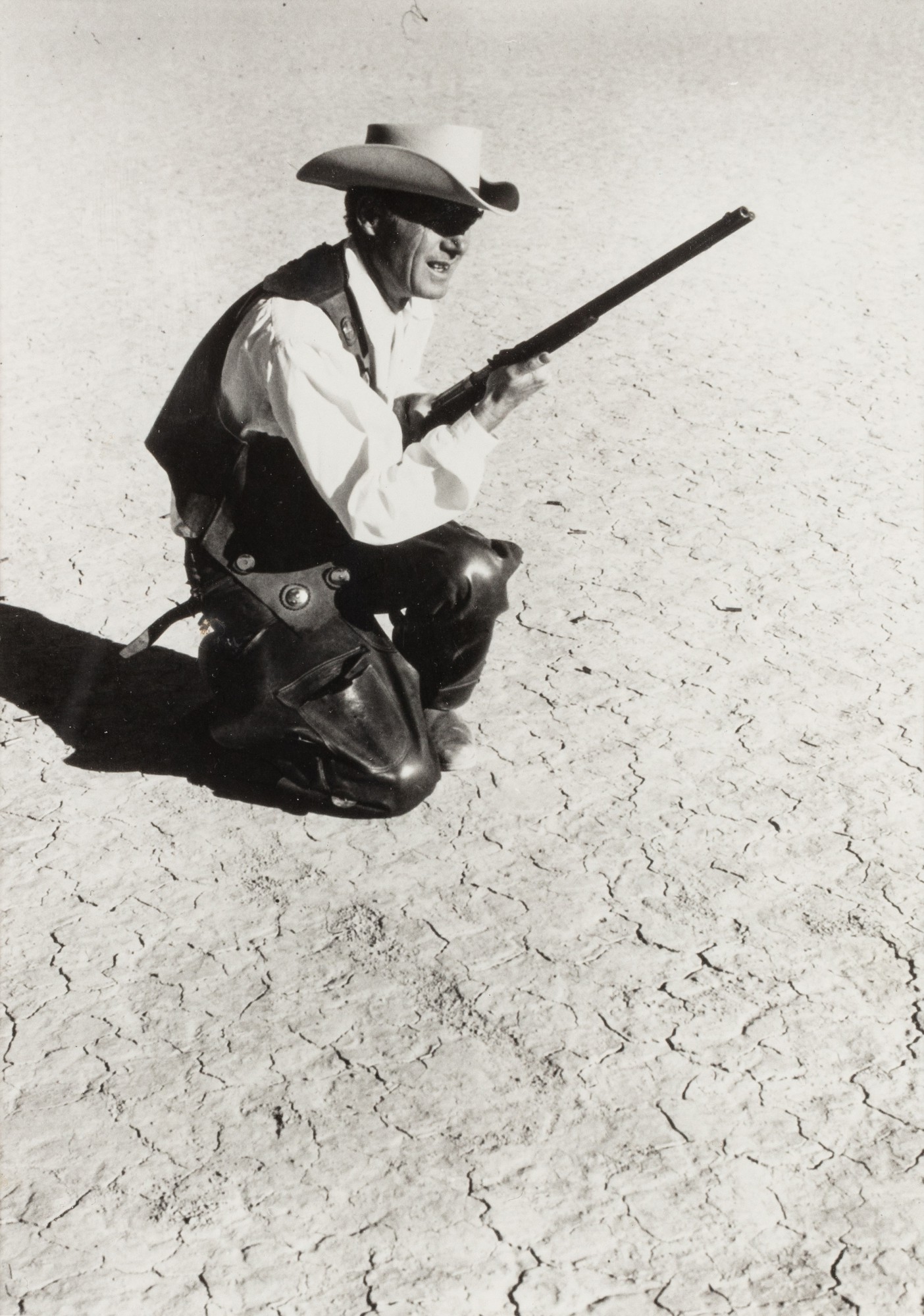 Walter De Maria — Rifle Man, Stills from Hard Core 