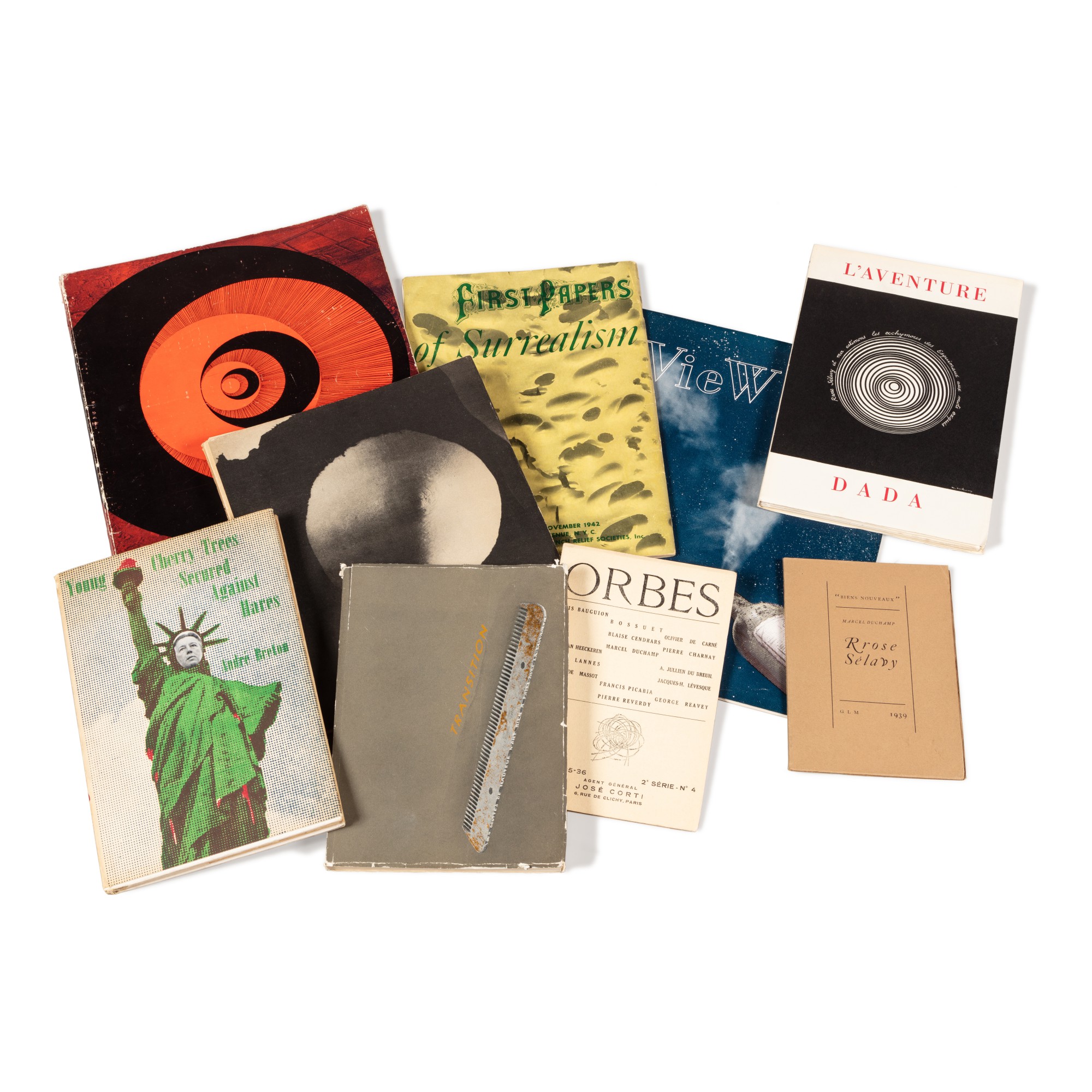 Marcel Duchamp — Lifetime Duchamp books & covers from 1934 to 1957 (9 books)