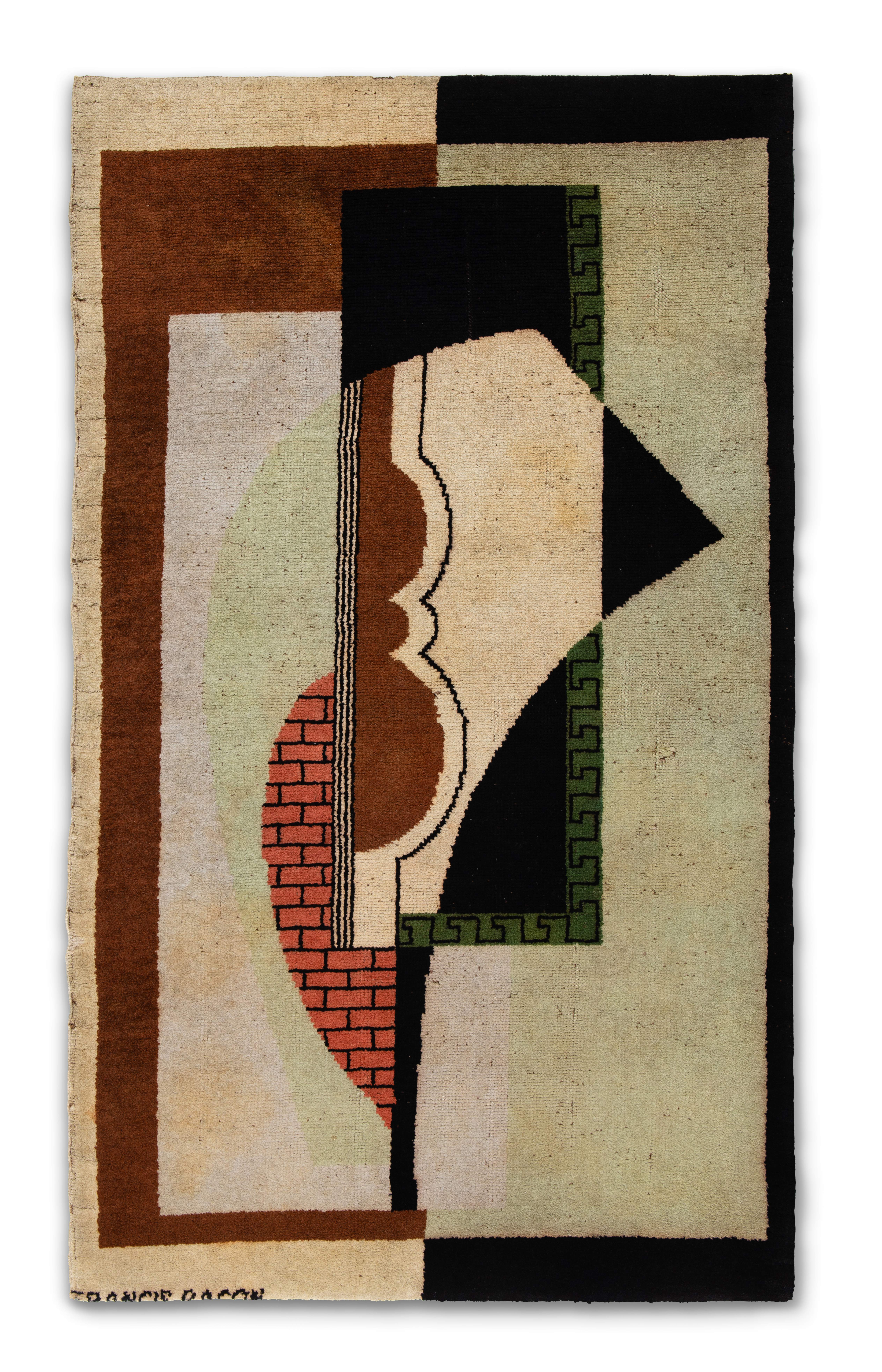 Francis Bacon — Rug, 'Composition' 