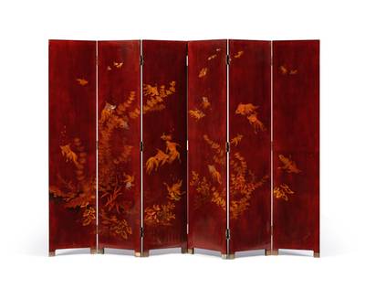 河內美術學院 , 紅漆地金玉滿堂六扇屏風
