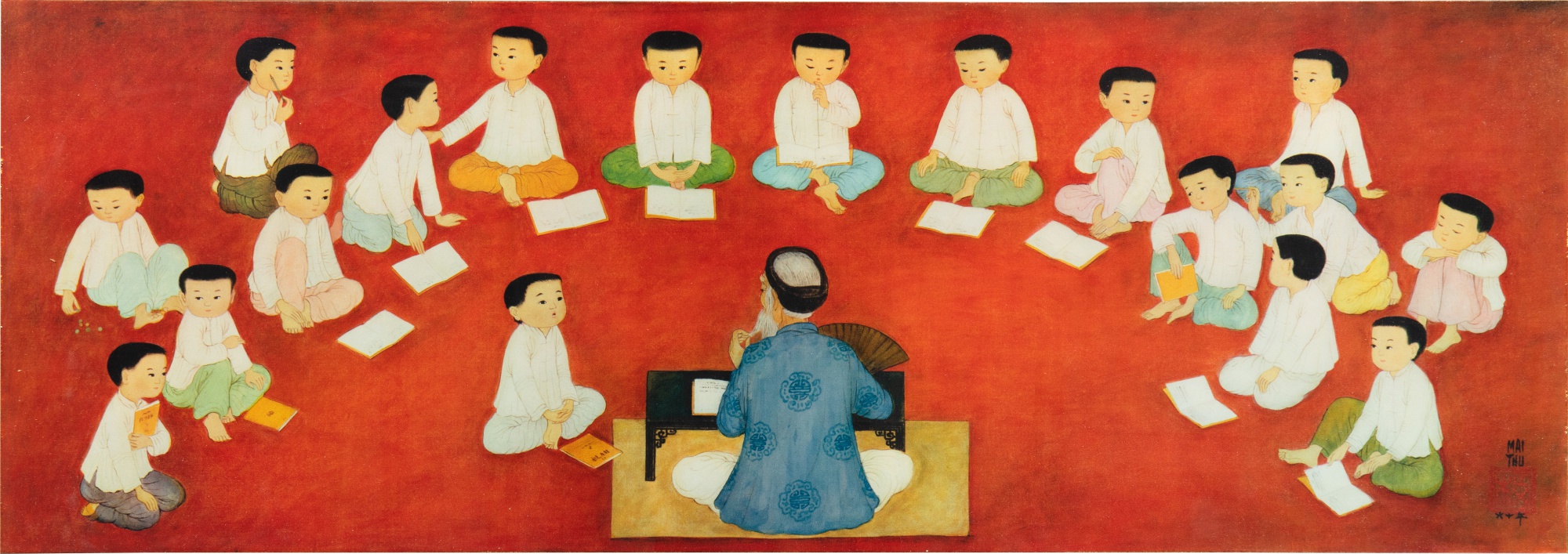 Mai Trung Thu — 枚中栨 (1906-1980), 課堂