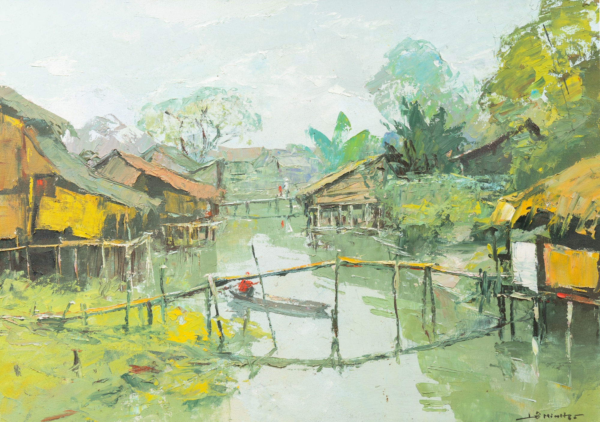 Lê Minh — 黎明 (1937年生), 西貢水上村莊