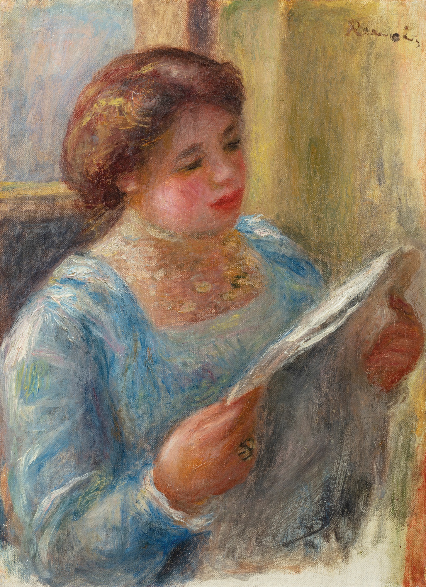 Pierre-Auguste Renoir — Jeune femme lisant