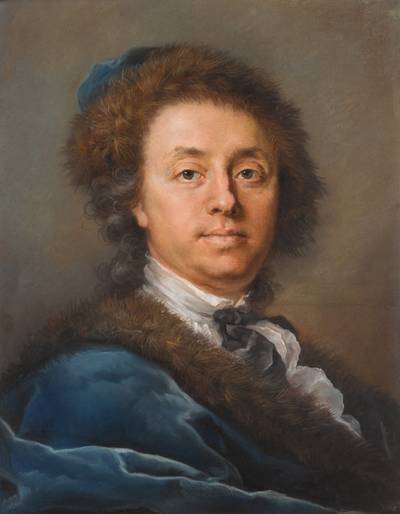 Portrait d'un gentilhomme à la toque de fourrure et à la robe de chambre