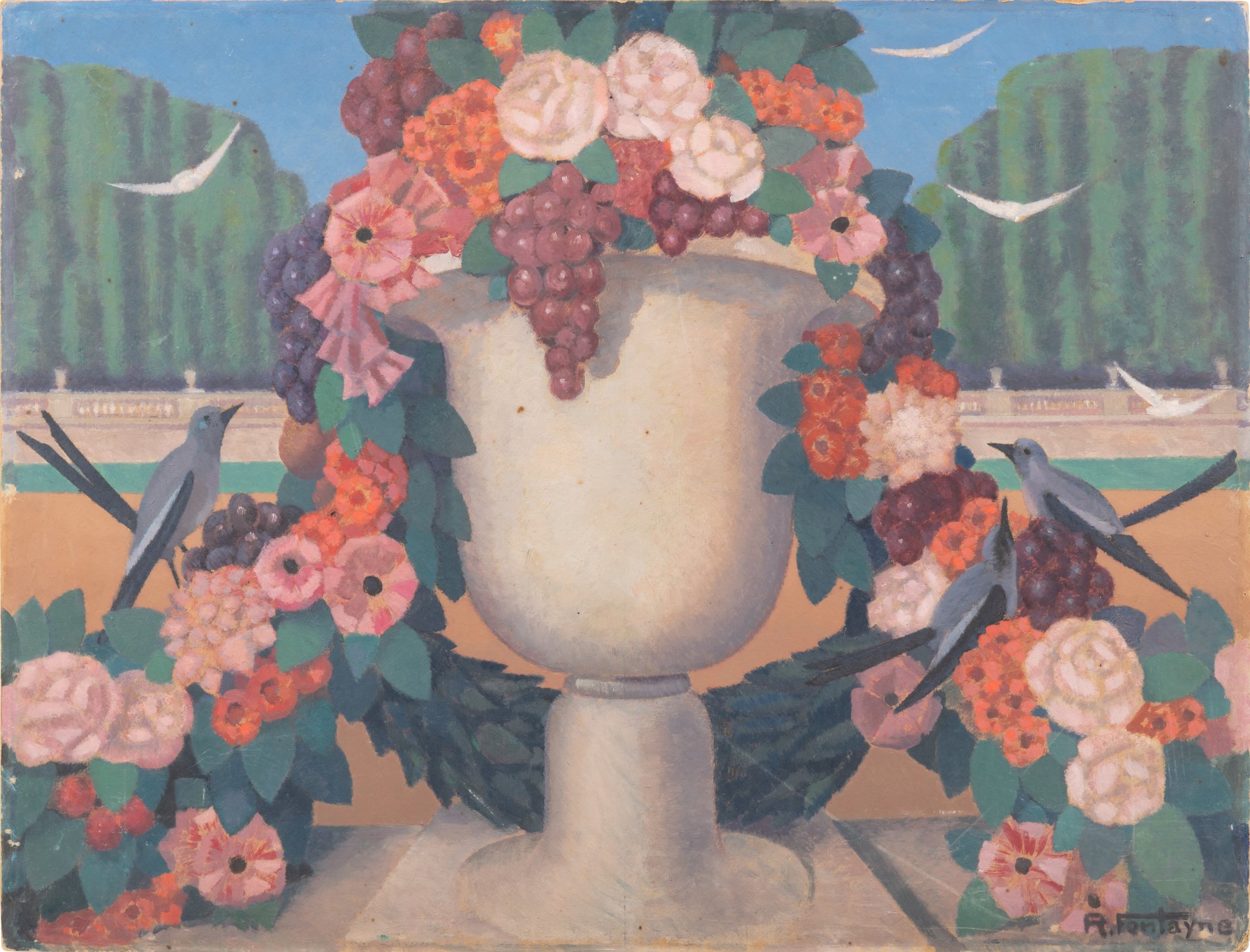 René Fontayne — Dessus-de-porte (carton de tapisserie)