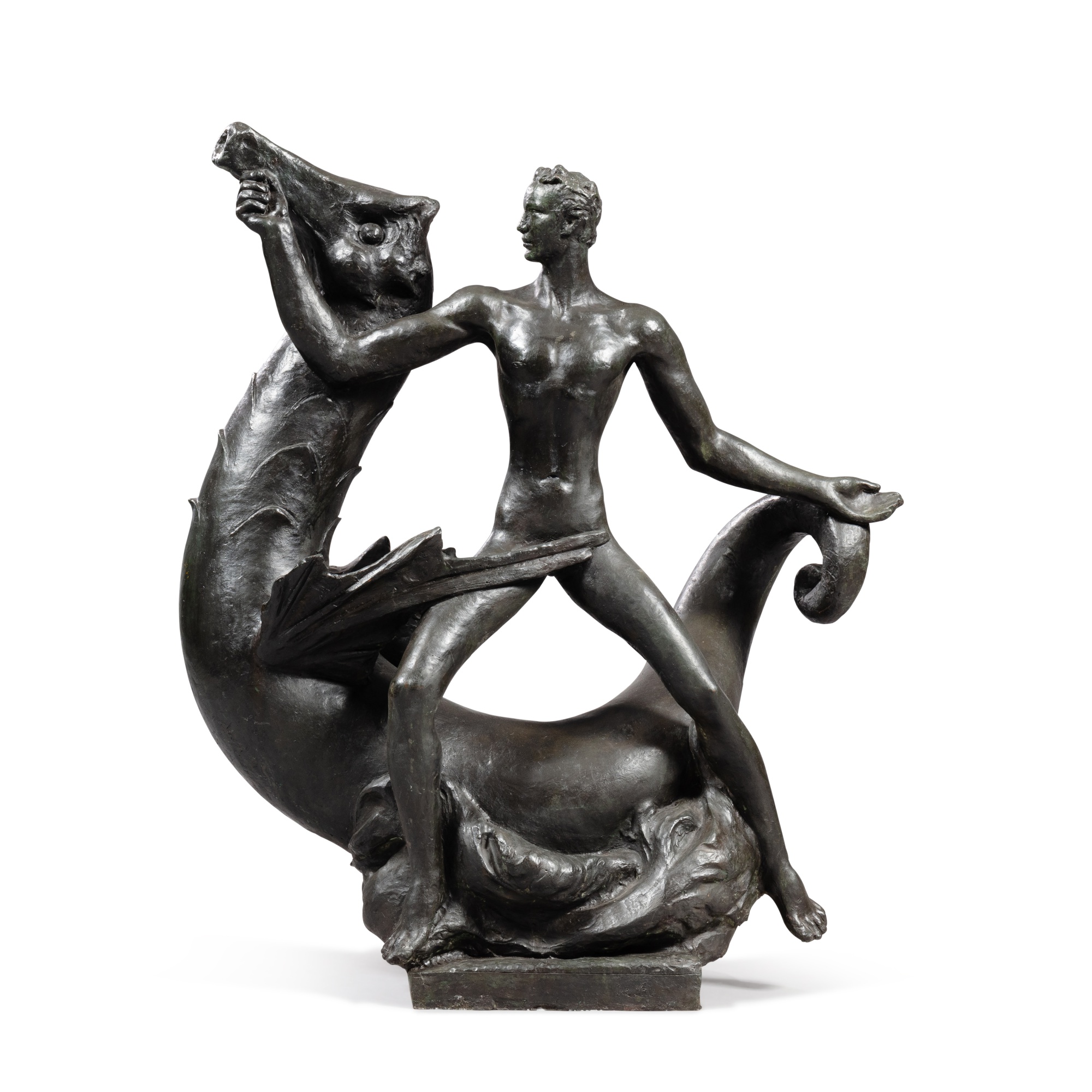 Antonio Auricchio, know as Antonio de Val — Homme et hippocampe