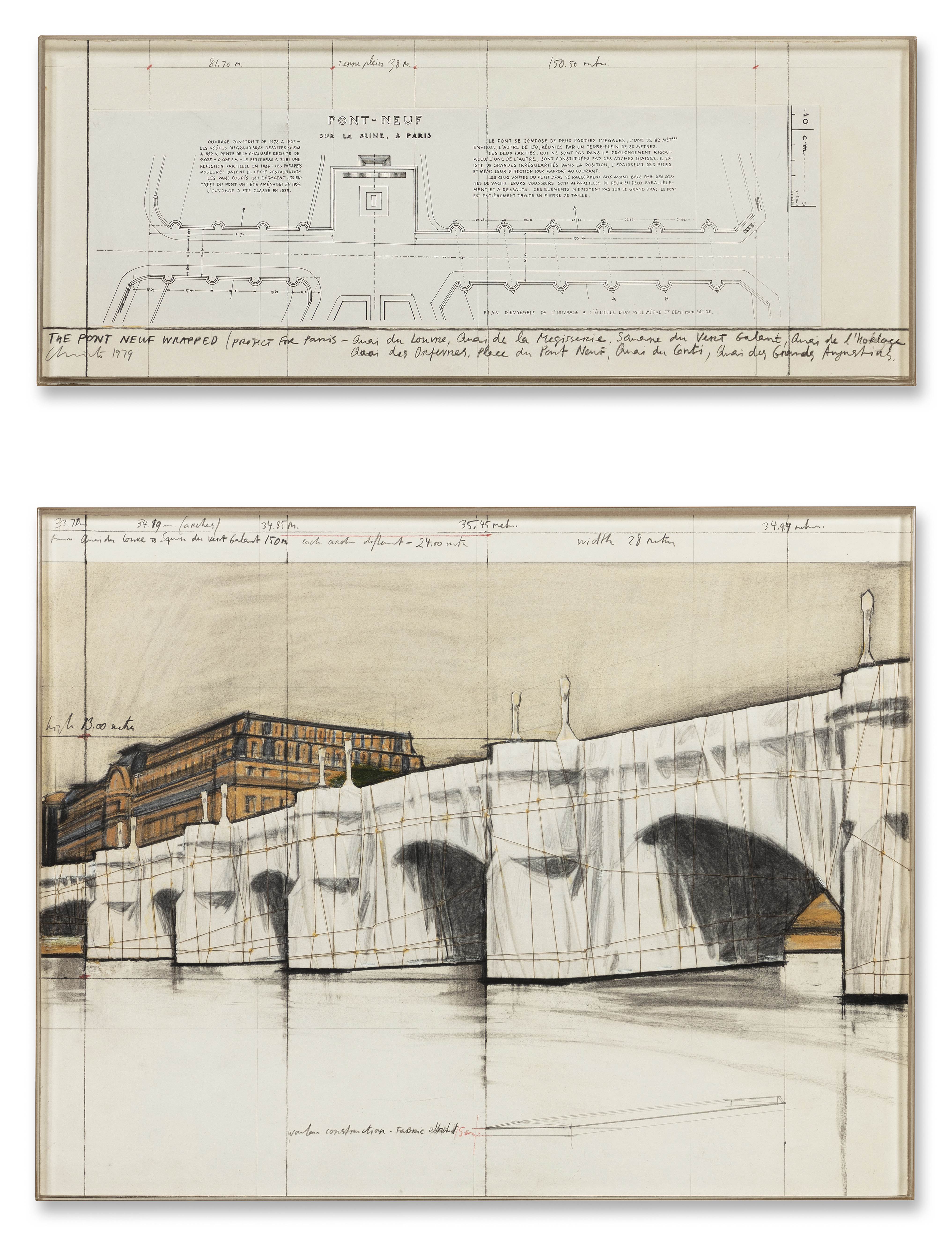 Christo — The Pont Neuf Wrapped (Project for Paris)