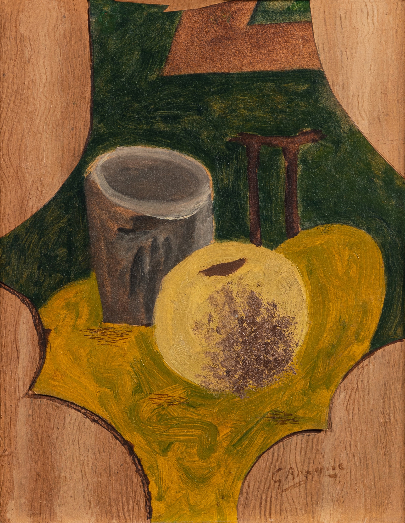 Georges Braque — Verre et Pomme