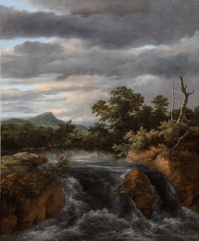 Paysage à la cascade