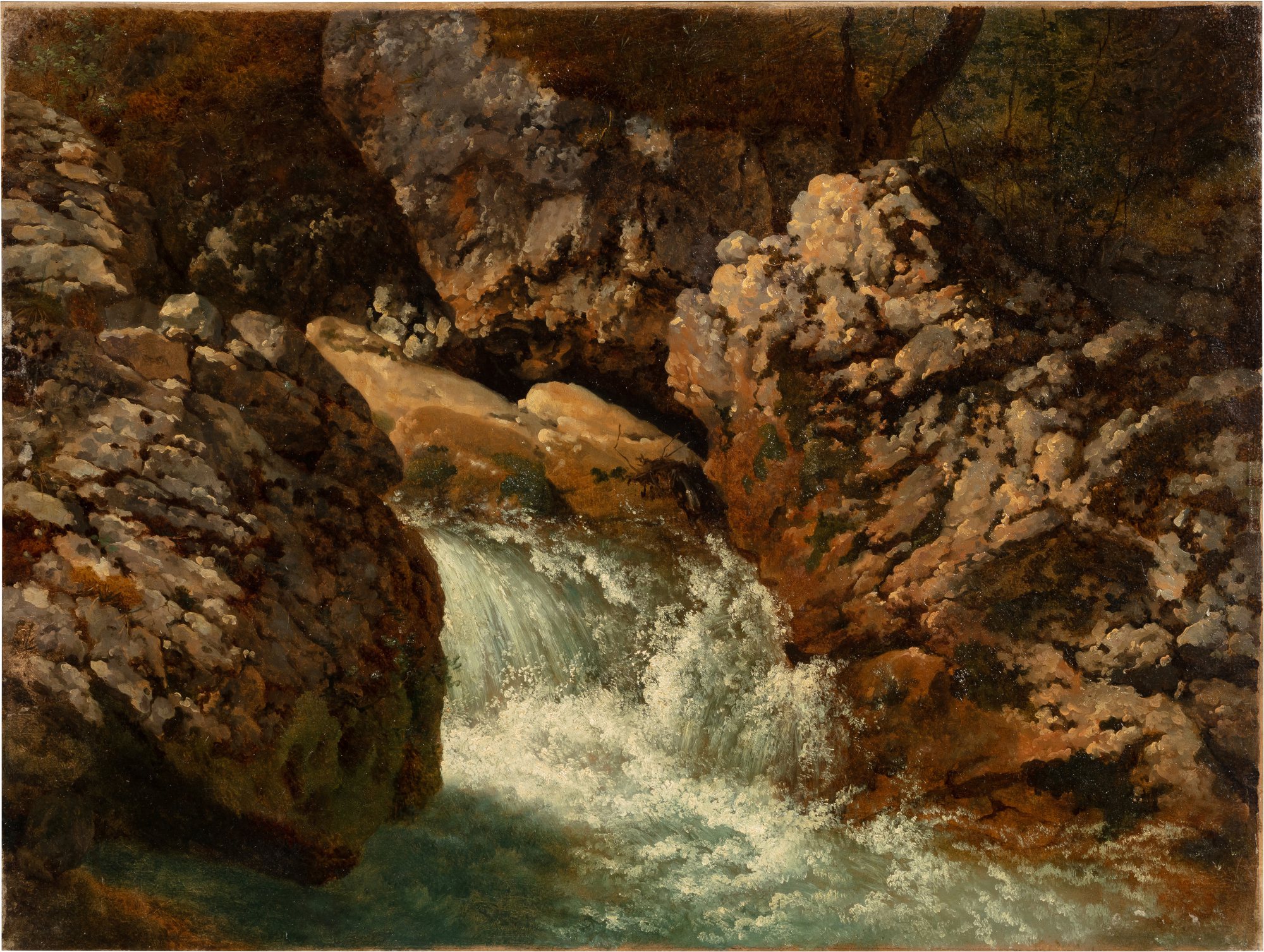 Otto Frölicher — Rivière entre les rochers