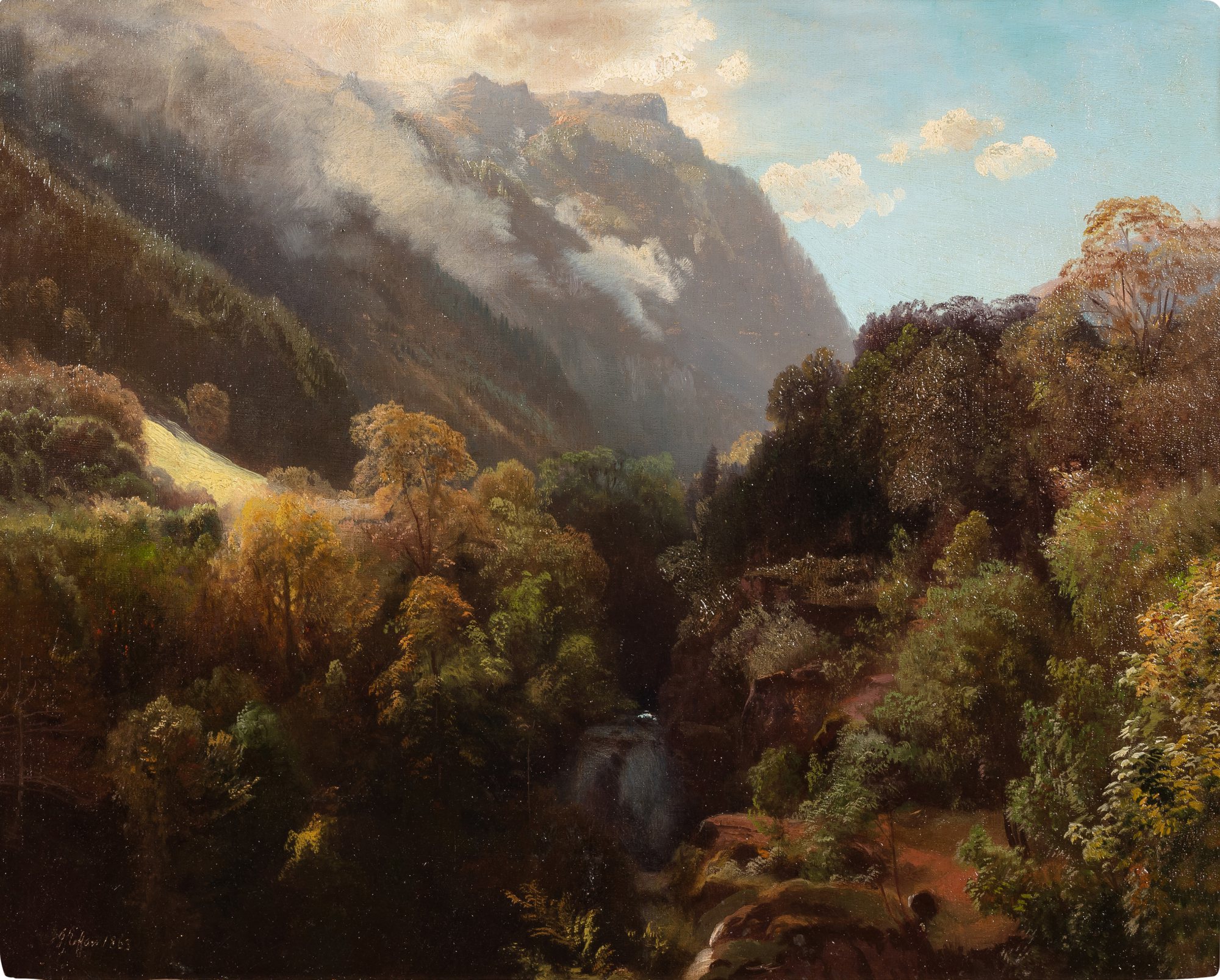 Johann Gottfried Steffan — Paysage montagneux