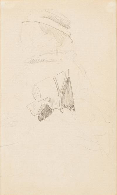 Deux profils de femmes, coiffées de chapeaux