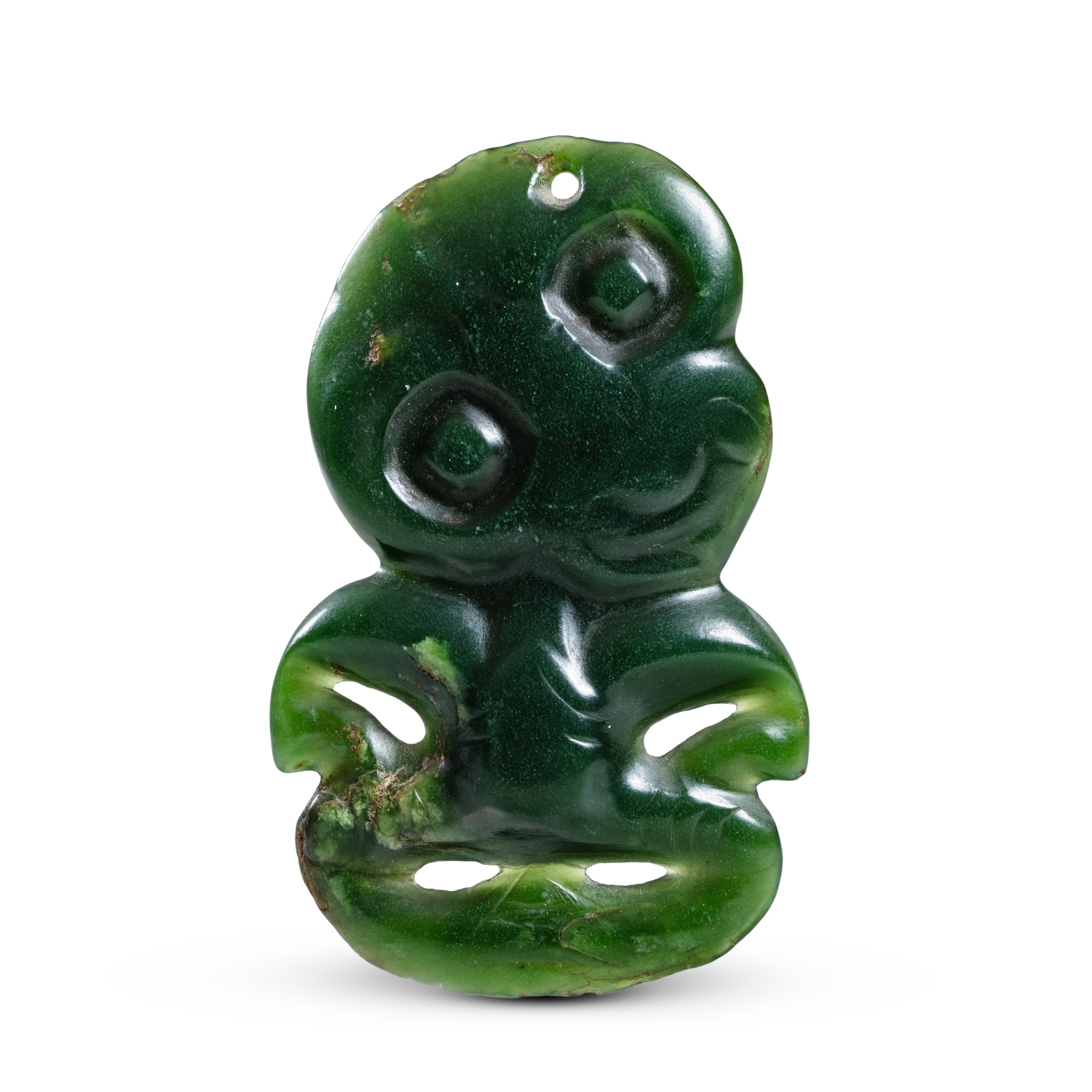 Pendentif hei tiki, Maori, Nouvelle-Zélande — Hei tiki Pendant, Maori, Nouvelle-Zélande